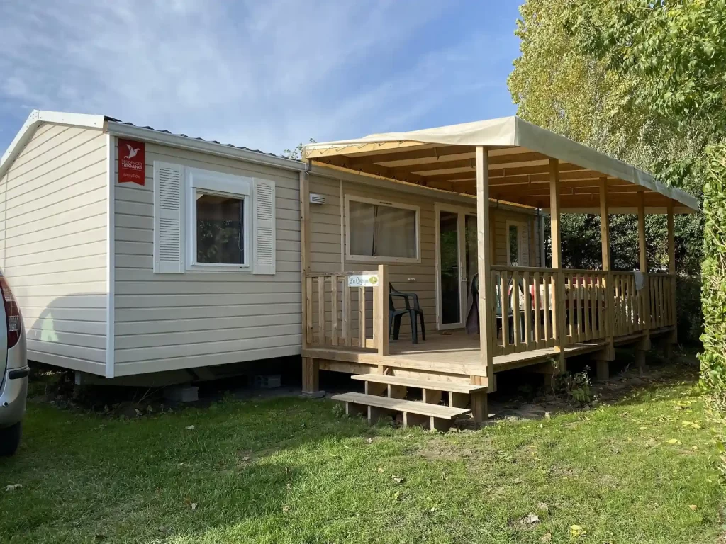 mobil home baie de somme au camping Le Champ Neuf