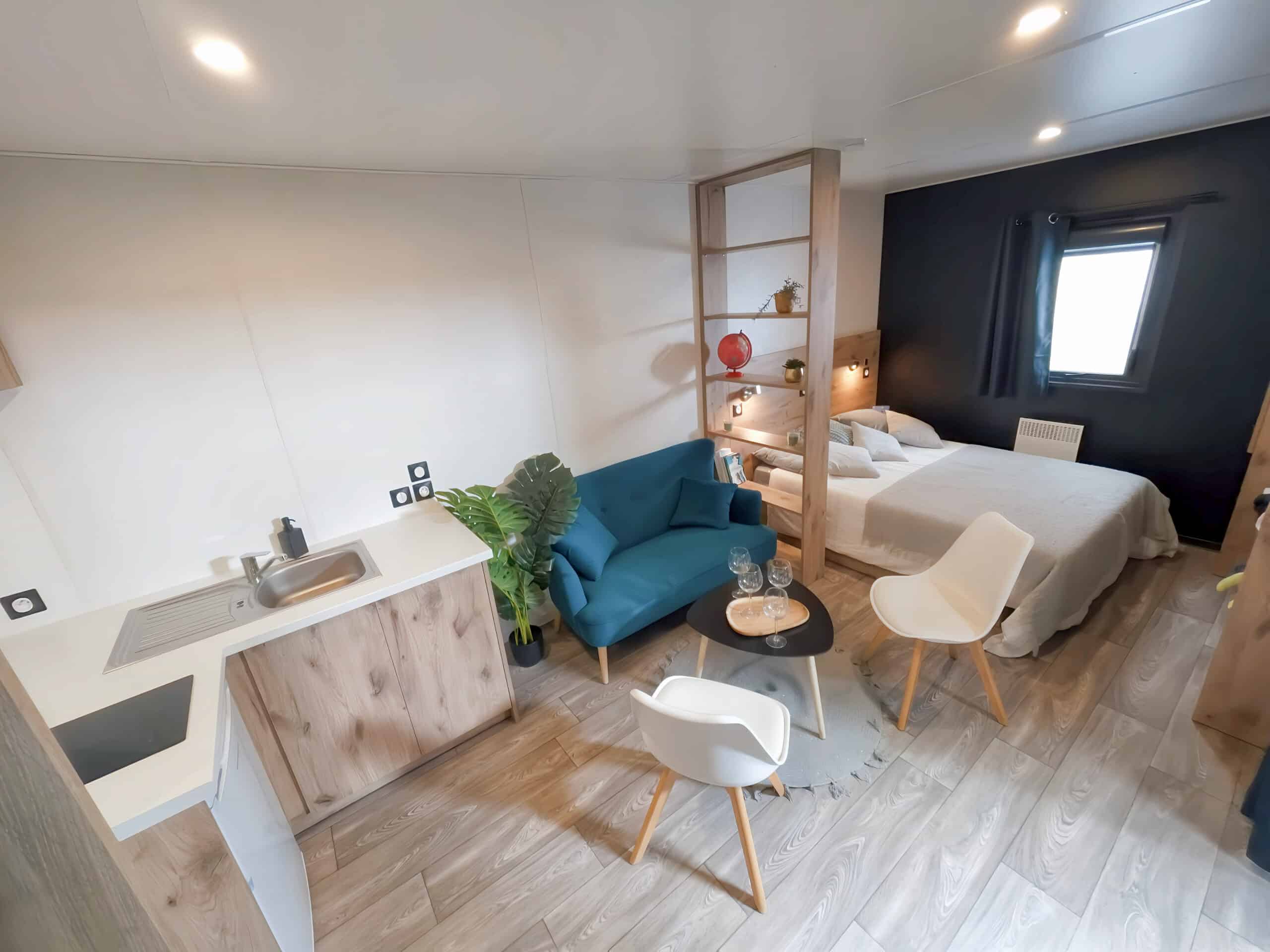 Mobil home Studio 2 pers avec SPA